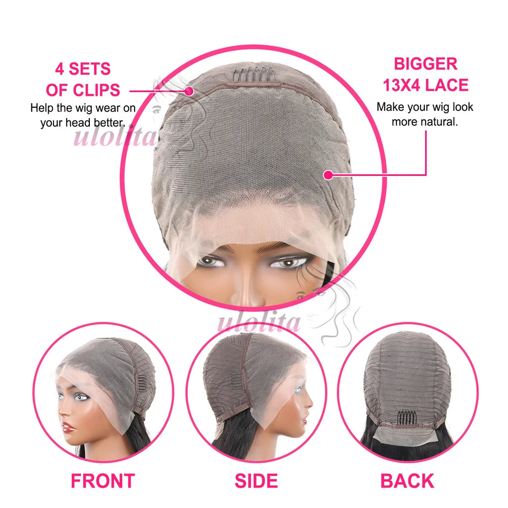Vietnamese Super Double Drawn Human Hair Wig Loose Body Wave Full Thick Wig