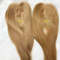 16inch European Virgin Human Hair  Topper with Lace Natural Baby Hair
