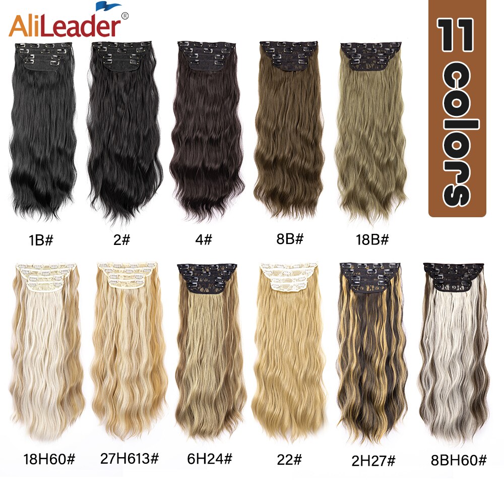Hairpiece Built-in Hair Extensions Natural Synthetic Hair