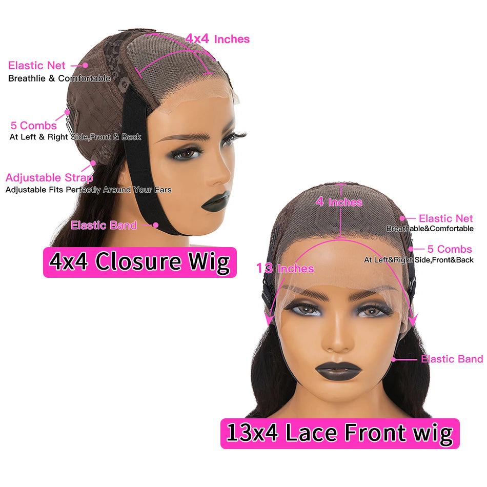 Brazilian  Blonde Body Wave Lace Front Wig Human Hair Wigs