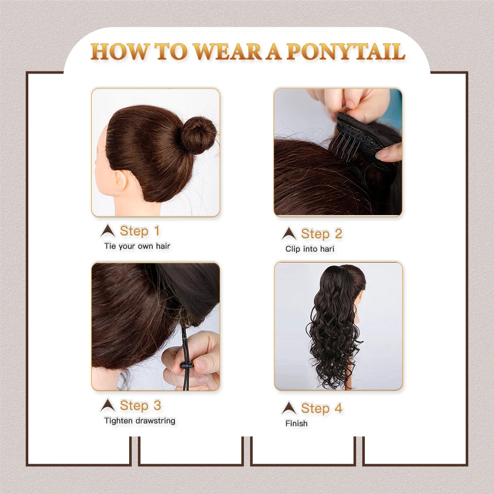 Ponytail Extensions: Body Wave