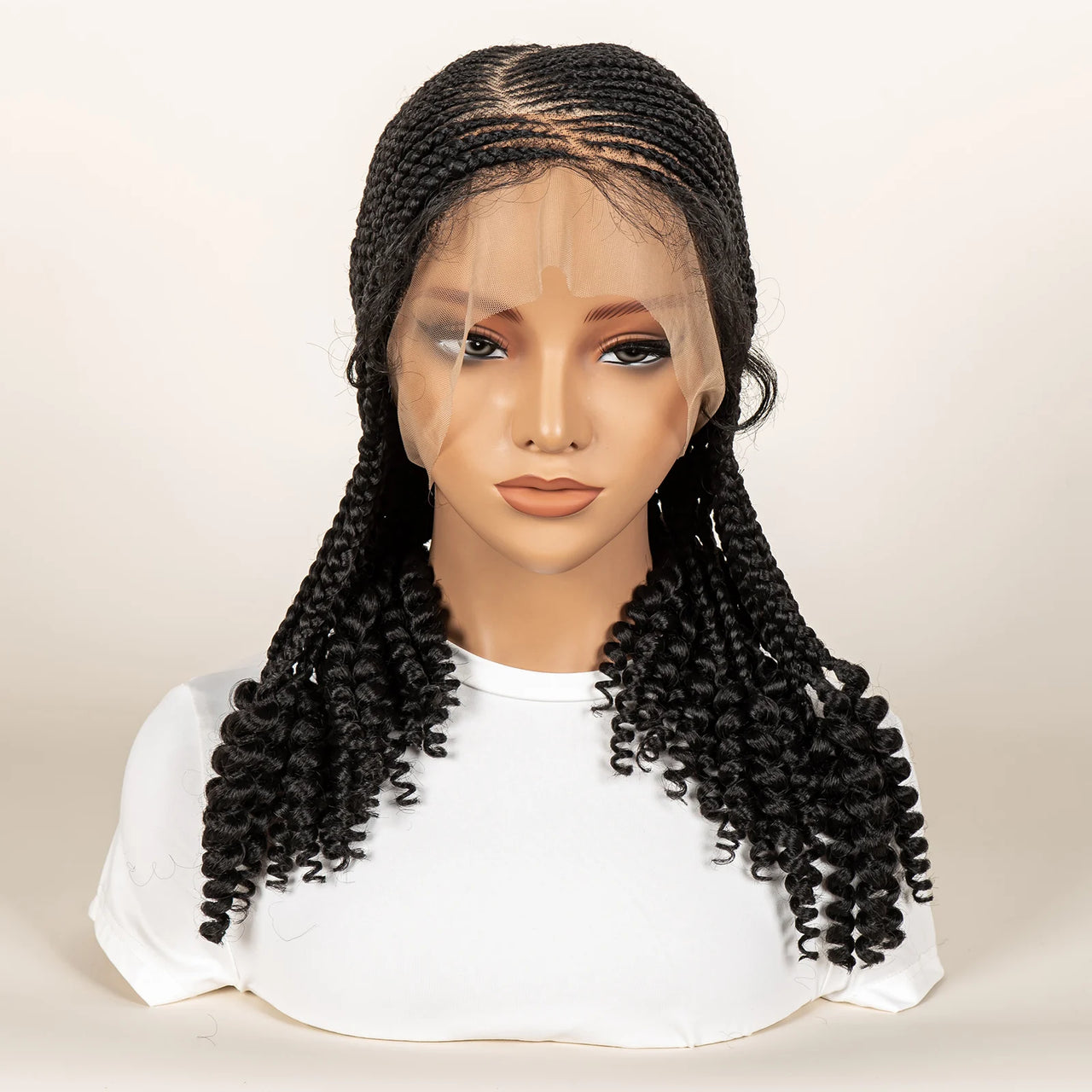 Synthetic Cornrow Braided Wigs for Women 14 Inch Full Lace Braids Wig Short