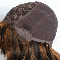 Thumbnail for 180D Highlight Body Wave Human Hair Wig With Bangs Wear To Go Ombre Blonde Brazilian Body Wavy Human Hair Wigs