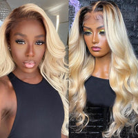 Thumbnail for Brazilian  Blonde Body Wave Lace Front Wig Human Hair Wigs