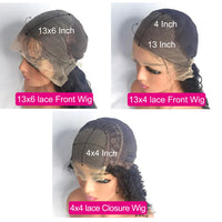 Thumbnail for Brown Body Wave Lace Front Wig Transparent HD Lace Frontal Wigs Human Hair-Wear and GO option