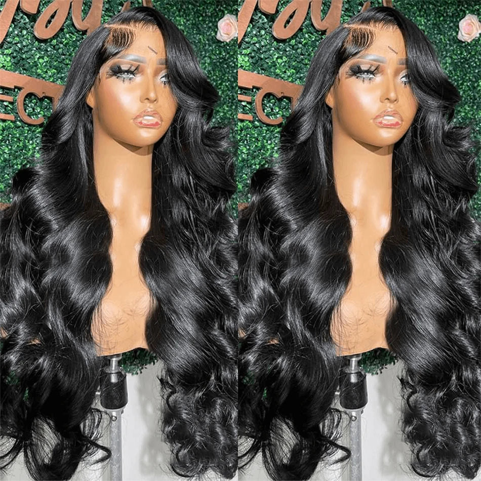 Glueless Body Wave Hair Wigs 360 Full Lace Wig Human Hair Pre-Plucked