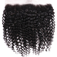 Thumbnail for HD Transparent Lace Frontal Closure Curly  Swiss Lace Closure Human Hair