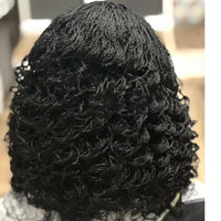 Thumbnail for Micro twist braided wig.braiding bob lace wig . 5x5 HD lace wig. lace front closure wig.
