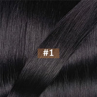 Thumbnail for Women Toupee Silk Base Topper Clip In Real Human Hair Wigs Hairpiece With Bangs Straight Hair Toppers
