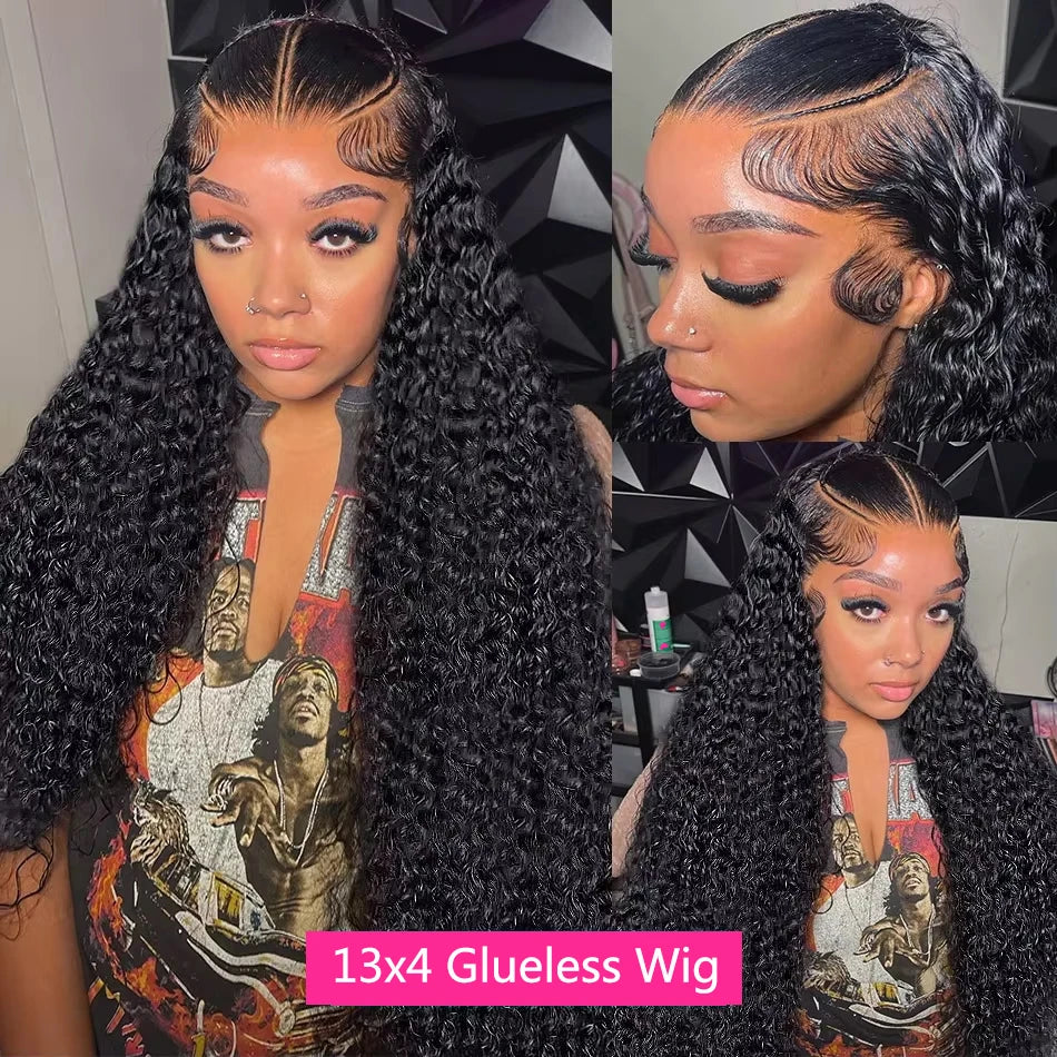 Brazilian 7x5 Loose Deep Wave Black Wig