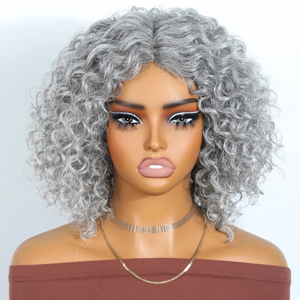 Sleek Short Curly Bob Lace Wigs P4/30/27 Highlight Colored Deep Wave Curly Lace Wigs
