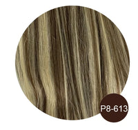 Thumbnail for Women Toupee Silk Base Topper Clip In Real Human Hair Wigs Hairpiece With Bangs Straight Hair Toppers