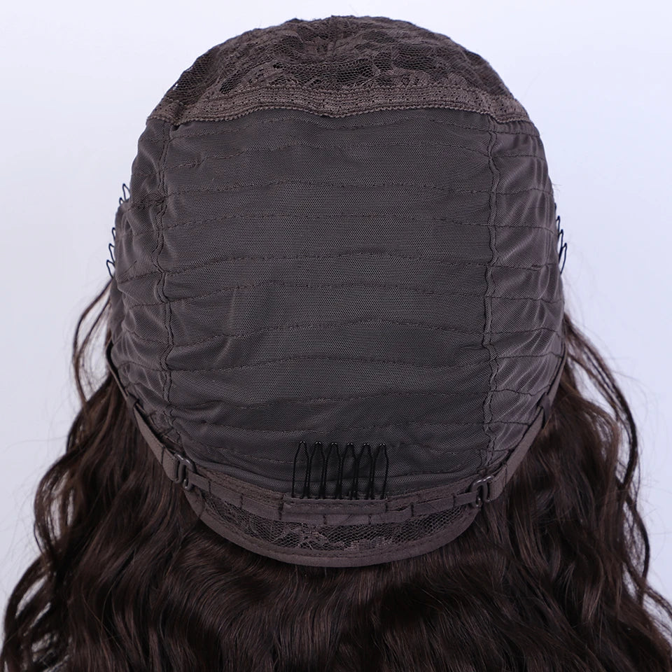 Sleek 4# Brown Colored Human Hair Wigs For Women 100% Real Ready To Wear Short Bodywave Brazilian Hair Wigs