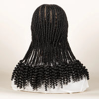 Thumbnail for Synthetic Cornrow Braided Wigs for Women 14 Inch Full Lace Braids Wig Short
