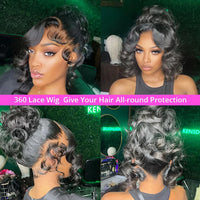 Thumbnail for Invisi Strap Snug Fit 360 Full Lace Wig HD Transparent Lace Frontal Body Wave Glueless Human Hair Ready To Wear Wig