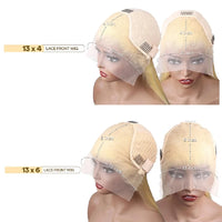 Thumbnail for Blonde 613 Hd Lace Frontal Wig  Preplucked Deep Wave Human Hair Wigs