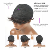 Thumbnail for Highlight Blonde Curly Short Bob Human Hair Wig