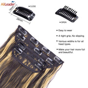 Hairpiece Built-in Hair Extensions Natural Synthetic Hair