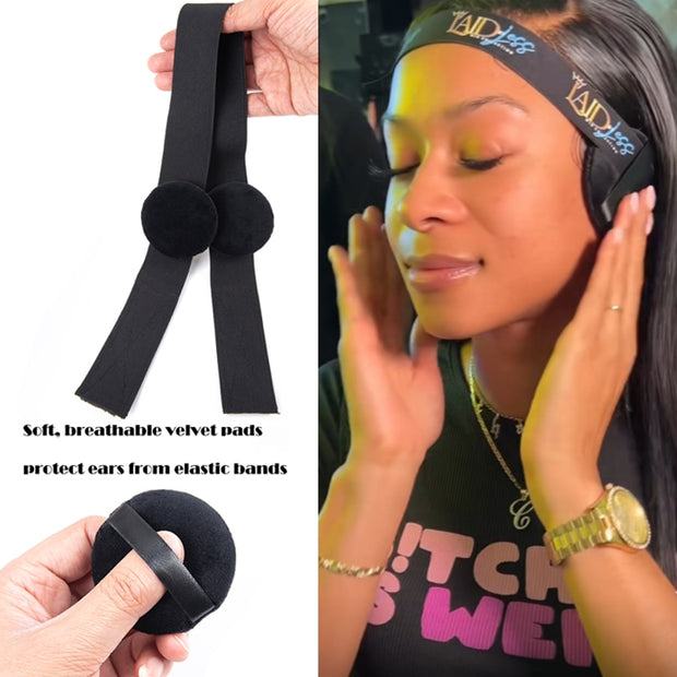 1Pc Hair Elastic Band For Wigs With Magic Tape Headband Edge