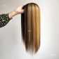 6X6inch Topper 4/27 Balayage Remy Human Hair Women Toupee