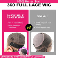 Thumbnail for Invisi Strap Snug Fit 360 Full Lace Wig HD Transparent Lace Frontal Body Wave Glueless Human Hair Ready To Wear Wig