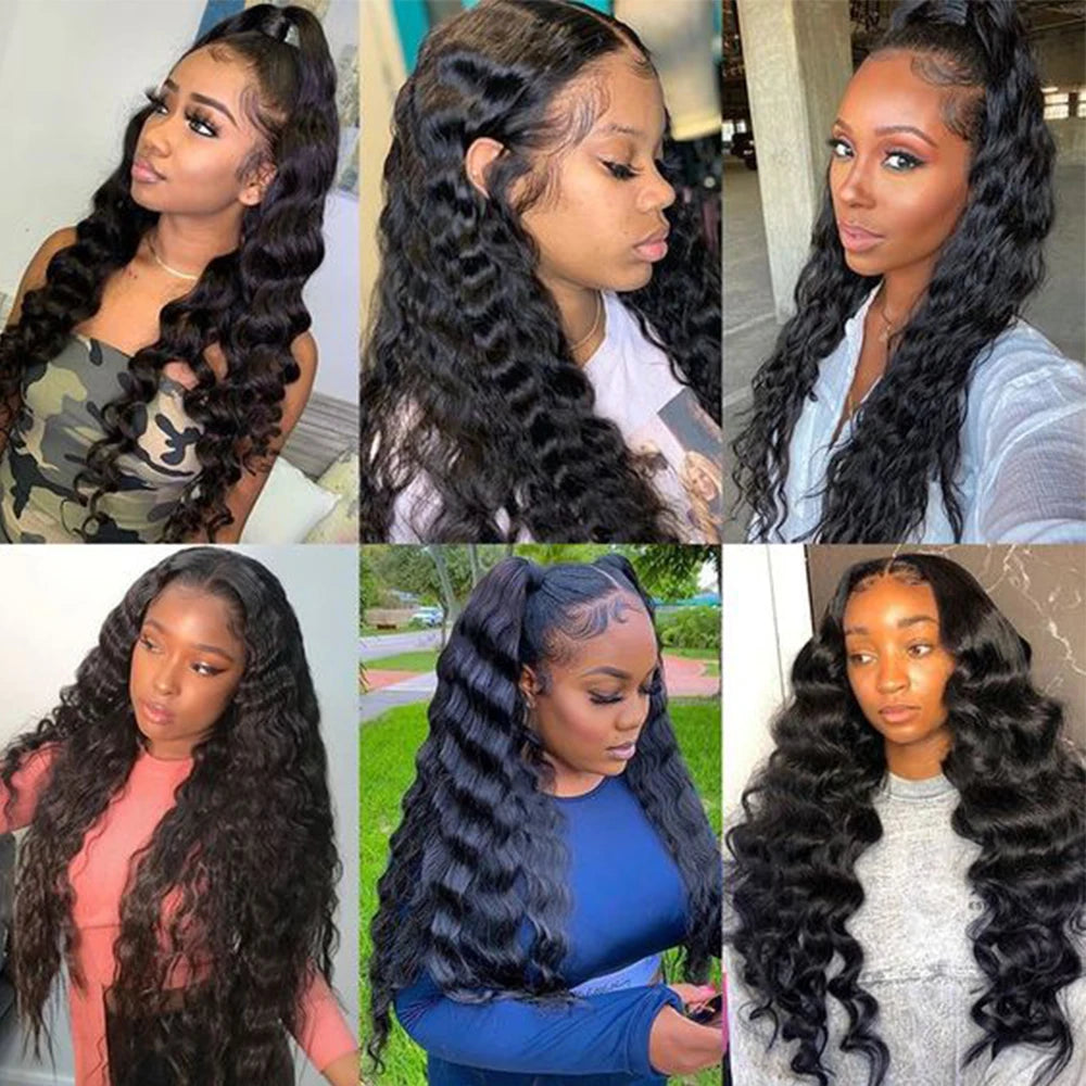 Loose Deep Wave Lace Frontal Wig