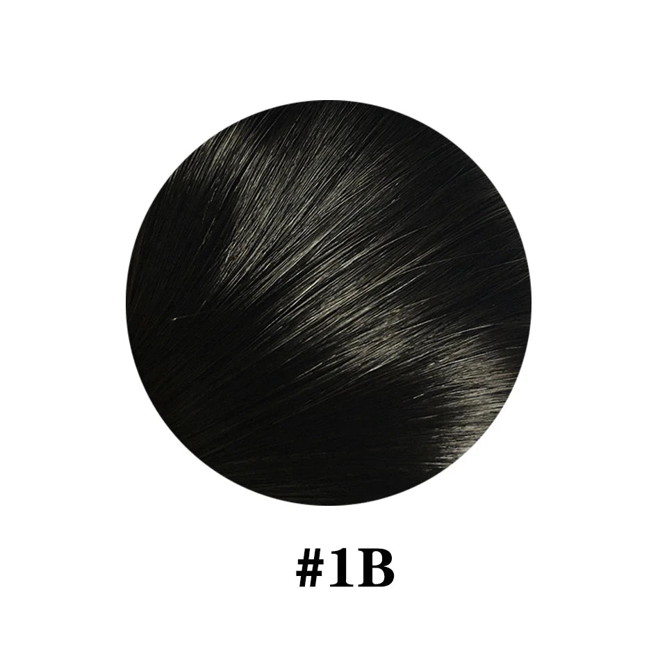 Deep Wave Drawstring Ponytail Human Hair Ponytails #1B Natural Black Curly Clip In Hair Extensions