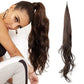 32inch Synthetic PonyTail Long Layered Flexible Wrap