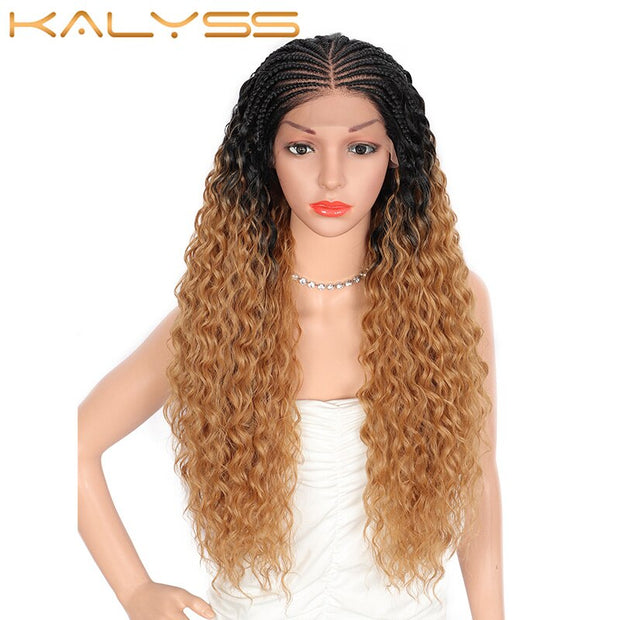 Kalyss 28 Inches Hand Braided Wigs
