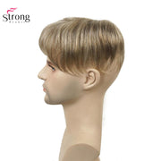Toupee Men Wig Short Straight Hair