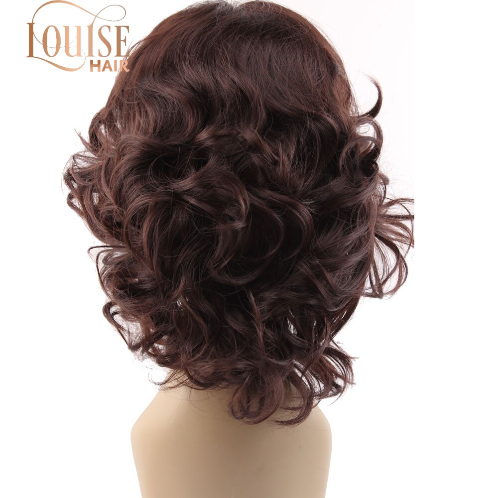 Men Short Curly Hair Male Wig