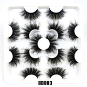 3D Mink False Eyelashes Dramatic Long Wispies