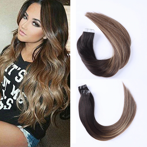 Tape in Human Hair Extensions 100% Real Remy Human Hair Extensions