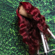 99J Burgundy 13X4 Lace Frontal Wig