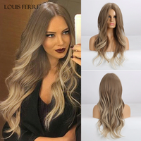 Thumbnail for Ombre Light Ash Brown Blonde Wavy