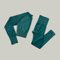 Thumbnail for Yoga Set Seamless Gym Set Bras + Leggings + Shirts