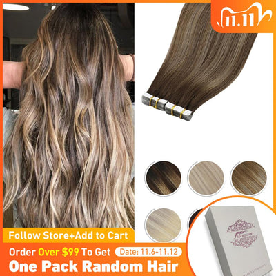 Tape in Hair Extensions Real Human Hair