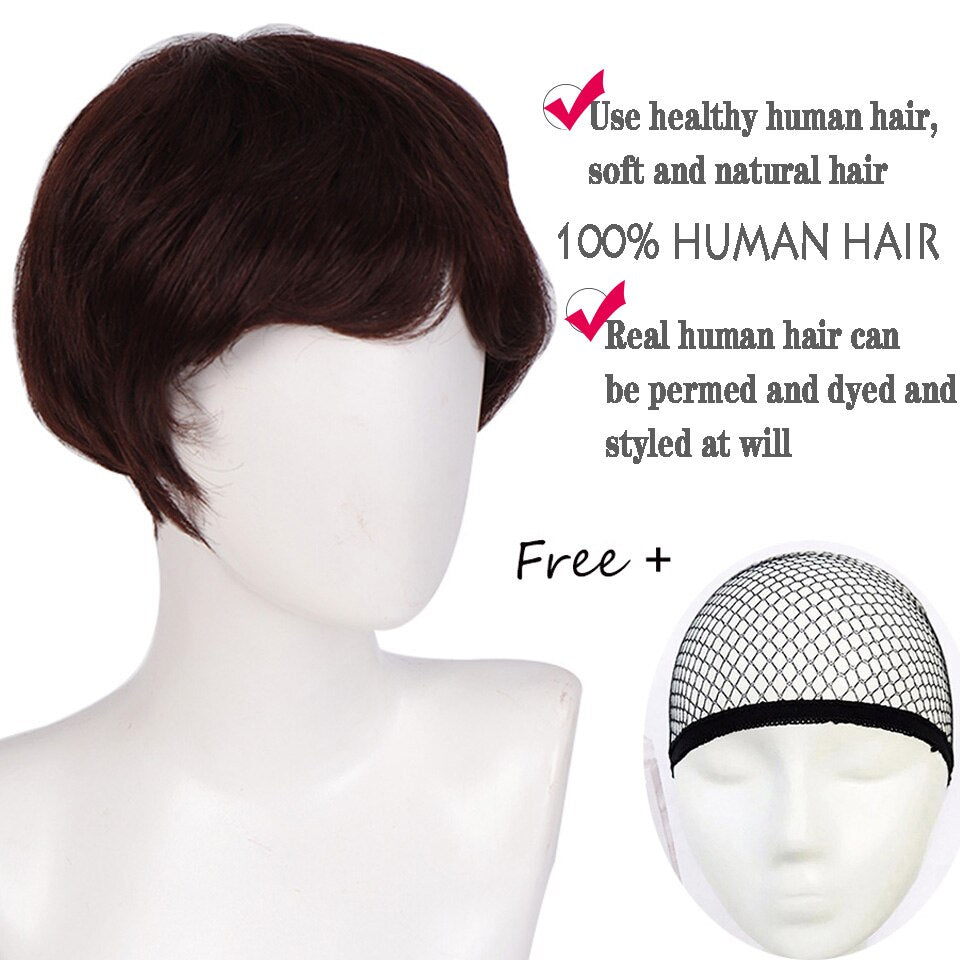 Man’s Wig Hair Topper Top Toupee 100%