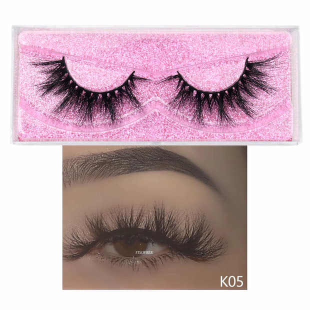 5D Mink Eyelashes Long Lasting Mink Lashes Natural Dramatic