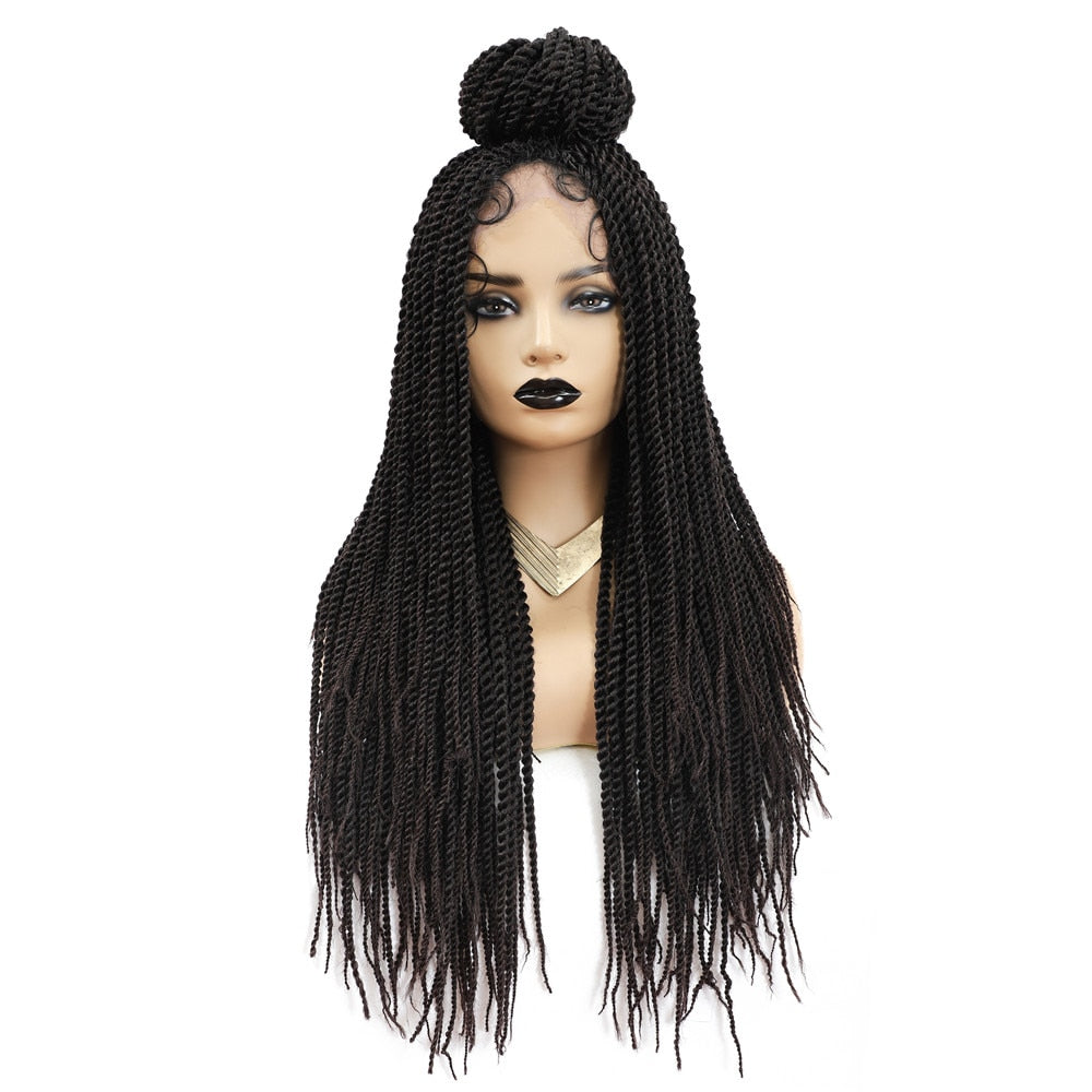 Senegalese Twist Braiding Hair Ombre Braided Wig