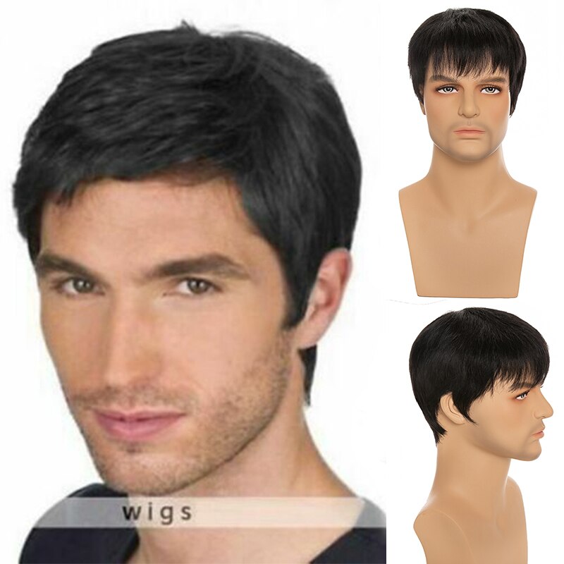 Human Hair Wig for Men