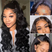 Thumbnail for Loose Wave Transparent Lace Front Wig Brazilian Human Hair