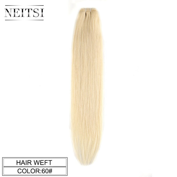 Remy Human Hair Extensions 20" 24" 100g/Pc Black Blonde Ombre Piano