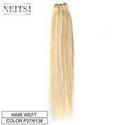 Remy Human Hair Extensions 20" 24" 100g/Pc Black Blonde Ombre Piano