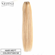 Remy Human Hair Extensions 20" 24" 100g/Pc Black Blonde Ombre Piano
