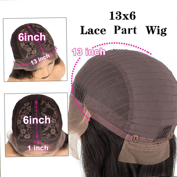 Ombre Wave Lace Front Human Hair Wigs with Baby Hair