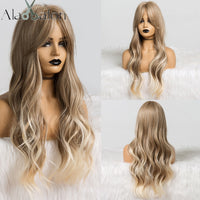Thumbnail for Ombre Light Ash Brown Blonde Wavy