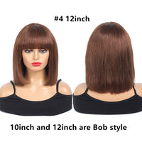 Thumbnail for Silk Brown Remy 30inch Wig