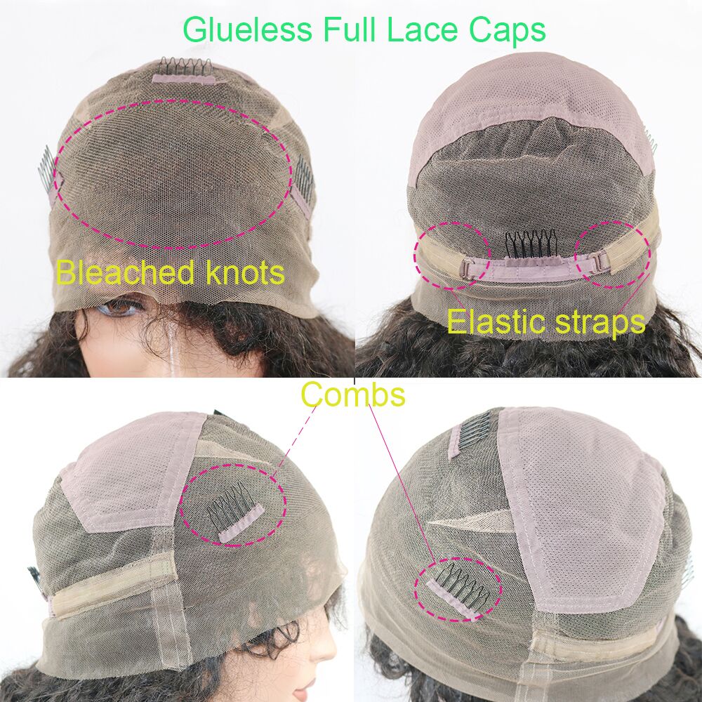 Natural Wave Silk Base Full Lace Human Hair Wigs With Baby Hair