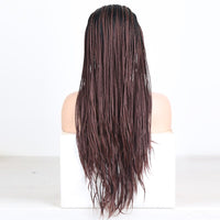Thumbnail for Ombre Dark Brown Wig -Free Part Braided Wig